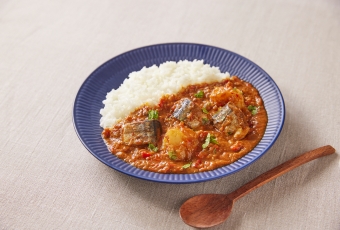 秋刀魚と香味野菜のカレー